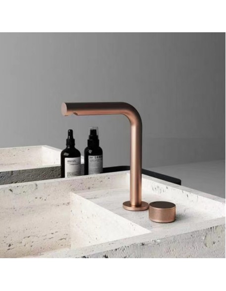 Full copper split face basin faucet